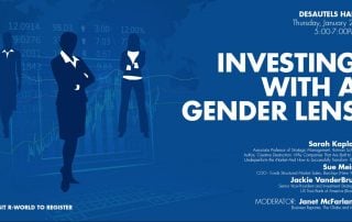 Investing with a Gender Lens event banner