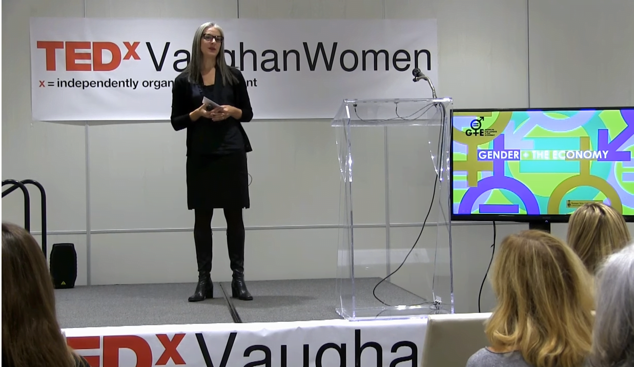 Sarah Kaplan presents at TEDx talk