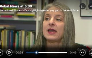 Screenshot of Sarah Kaplan on Global News
