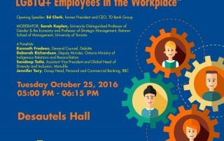 How to advocate for LGBTQ+ employees event poster
