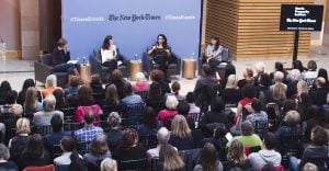 Wide shot of Journalism and the #Metoo moment event