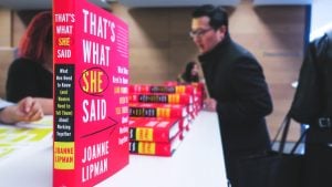 Joanne Lipman Book Display
