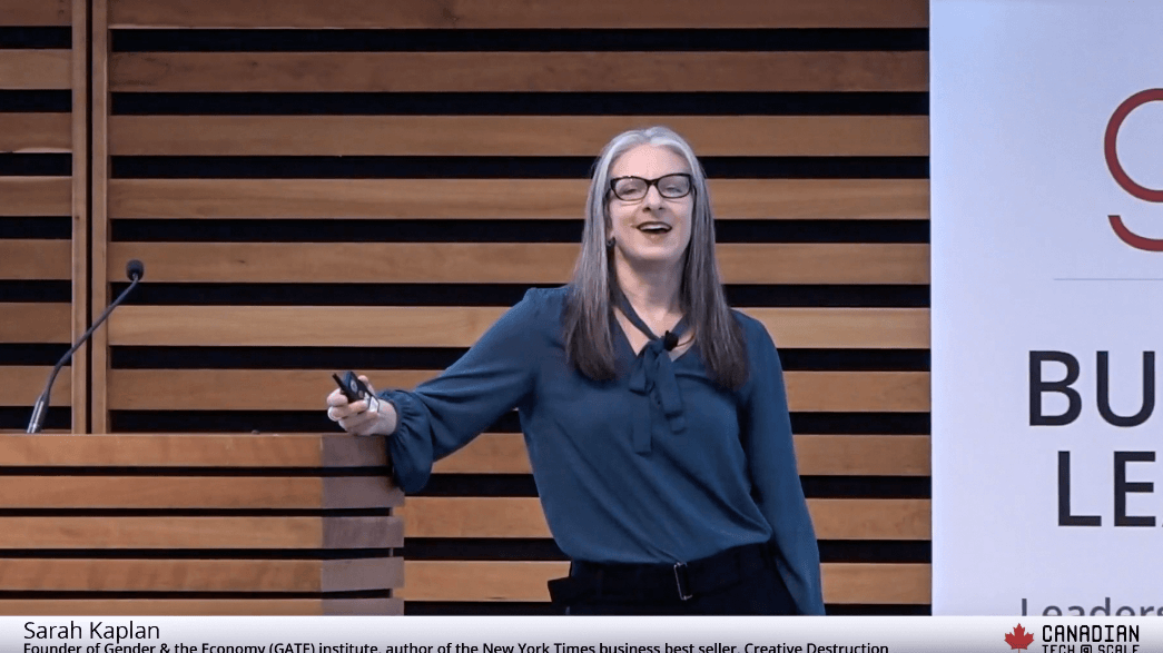 Sarah Kaplan at Canadian Tech talk