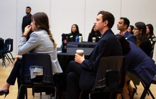 Attendees at the Letters' Diversity and Inclusion Case Competition | Fall 2018