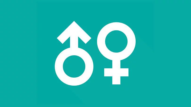 Male and female gender icons