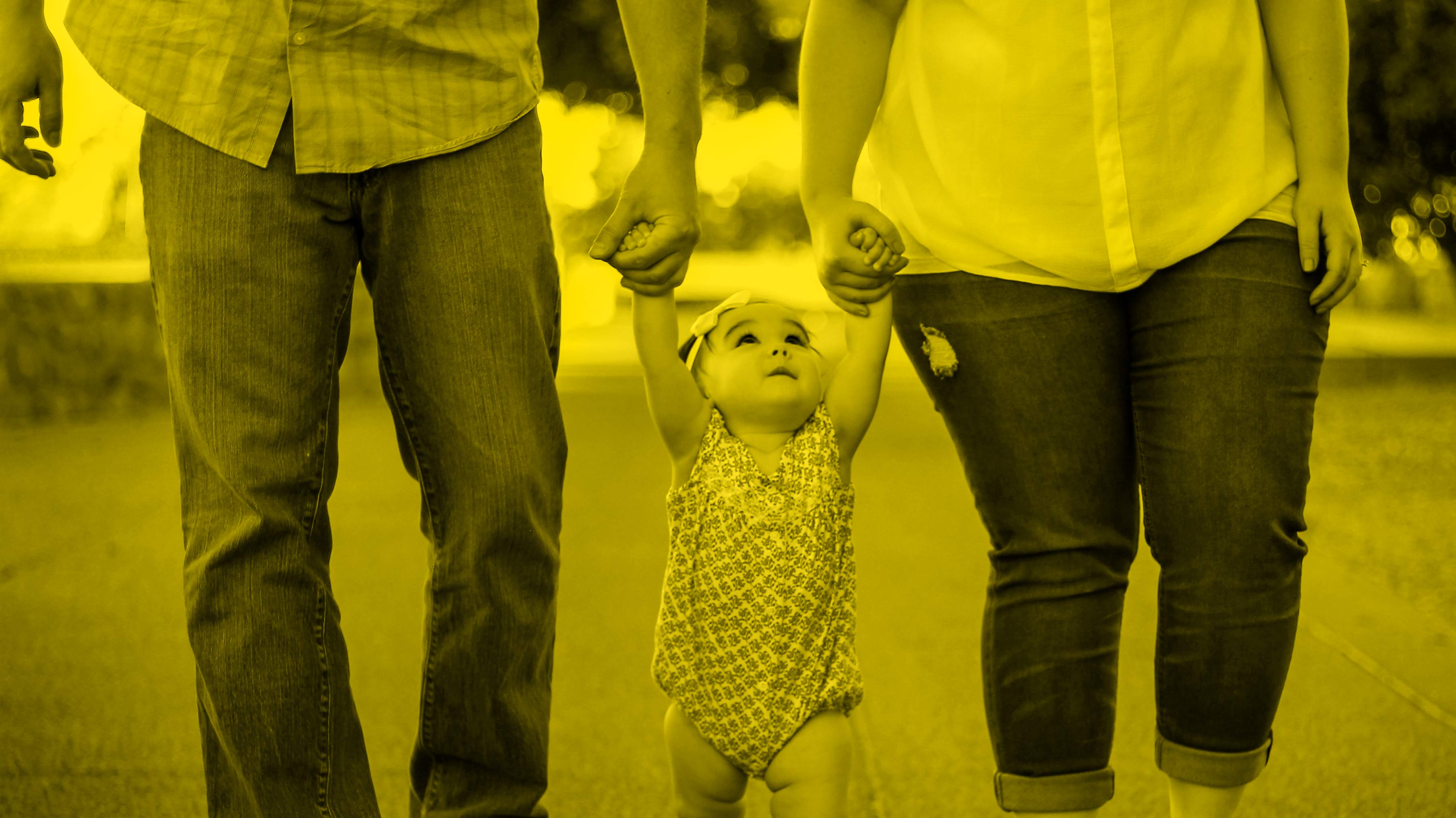 Family walking