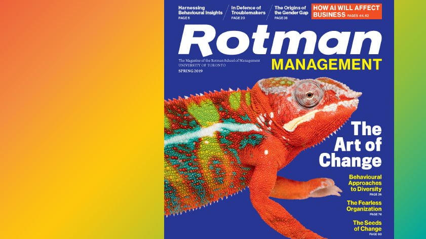 Rotman Management Magazine front cover