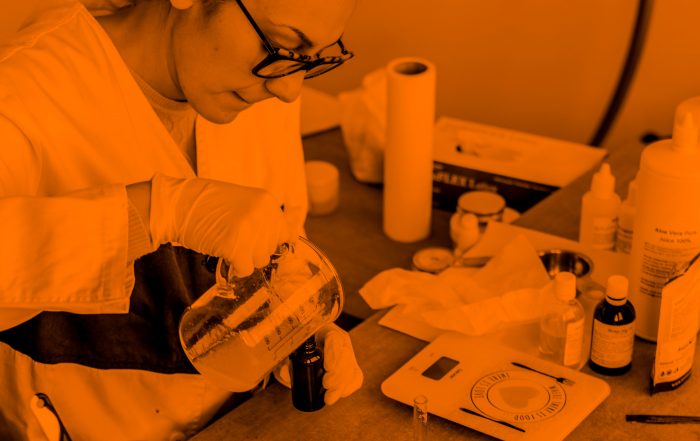 A woman scientist in a lab
