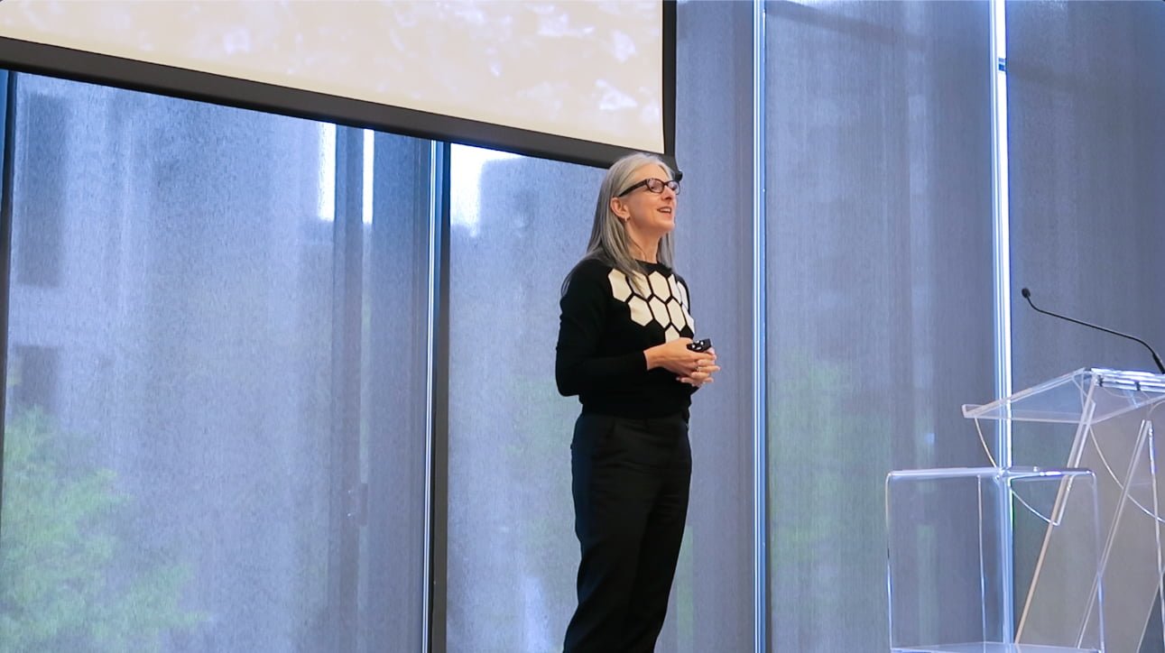 Sarah Kaplan speaking at Rotman