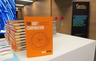 Book cover of "The 360° Corporation: From Stakeholder Trade-offs to Transformation”, by Sarah Kaplan
