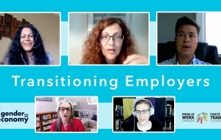 Transitioning Employers Screencap of Zoom livestream