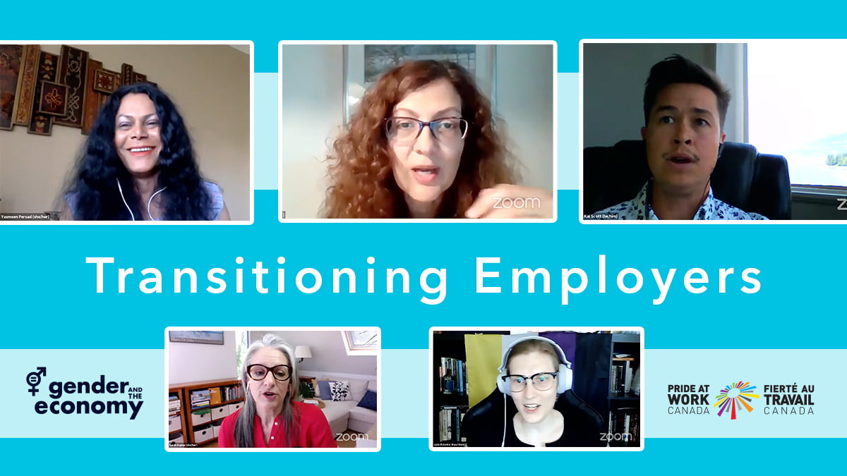 Transitioning Employers Screencap of Zoom livestream