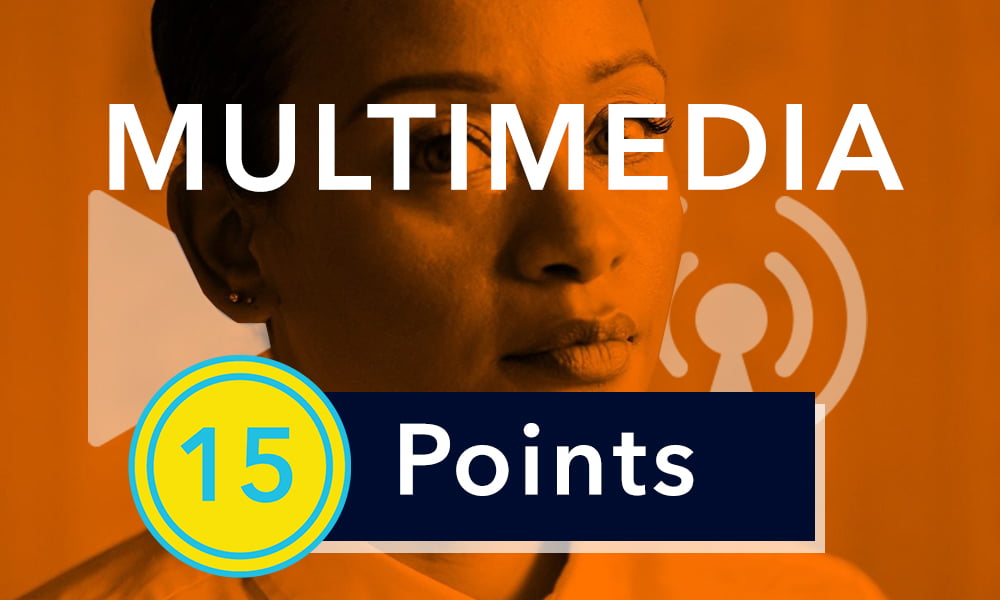 Multimedia button - 15 points