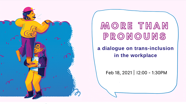 More than Pronouns event banner
