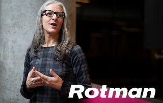 Sarah Kaplan with Rotman logo