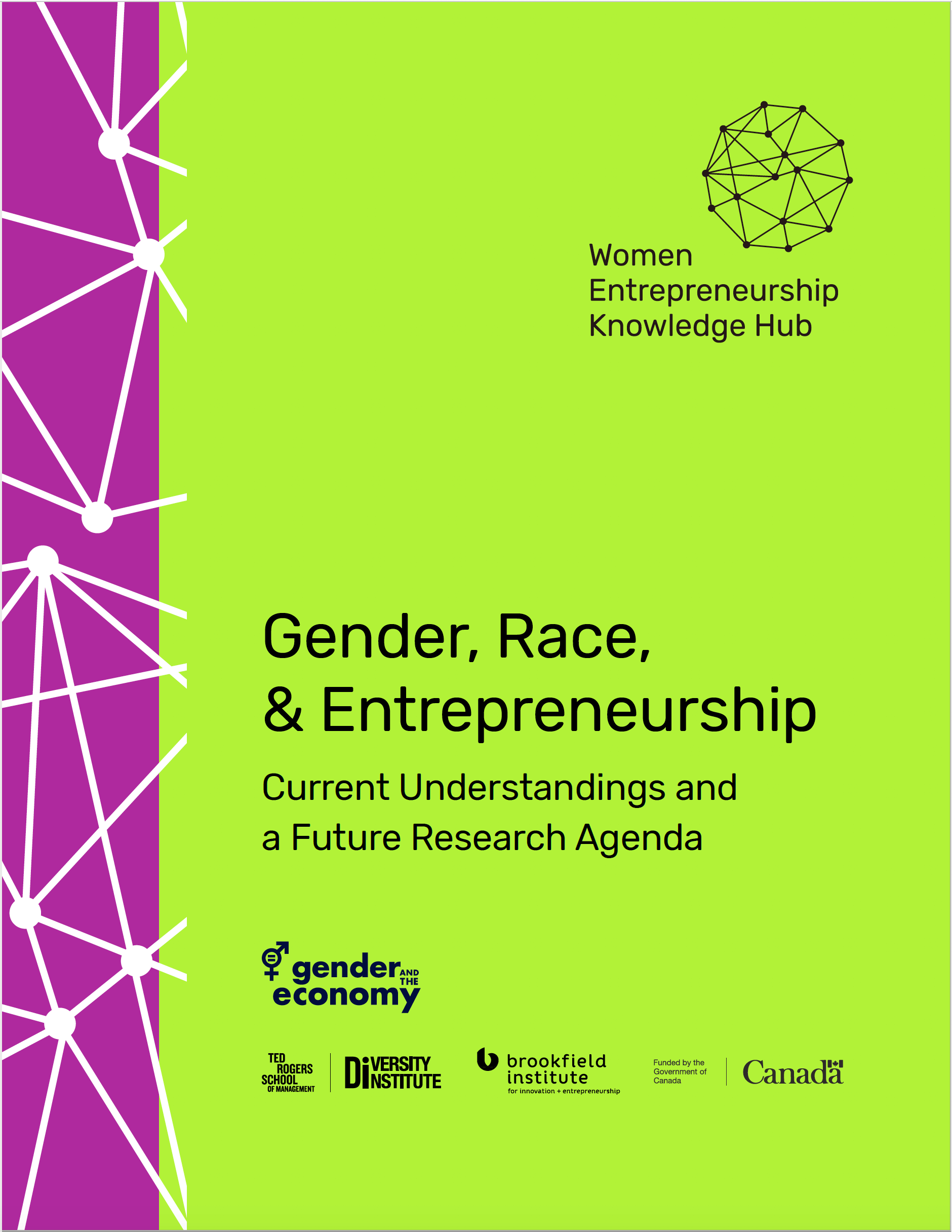 Gender, Race & Entrepreneurship report cover