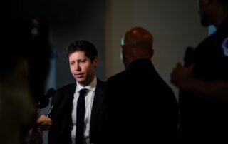 Sam Altman, CEO of OpenAI, arrives at an AI Forum hosted by Senate Majority Leader Chuck Schumer at the U.S. Capitol, in Washington on Sept. 13, 2023.